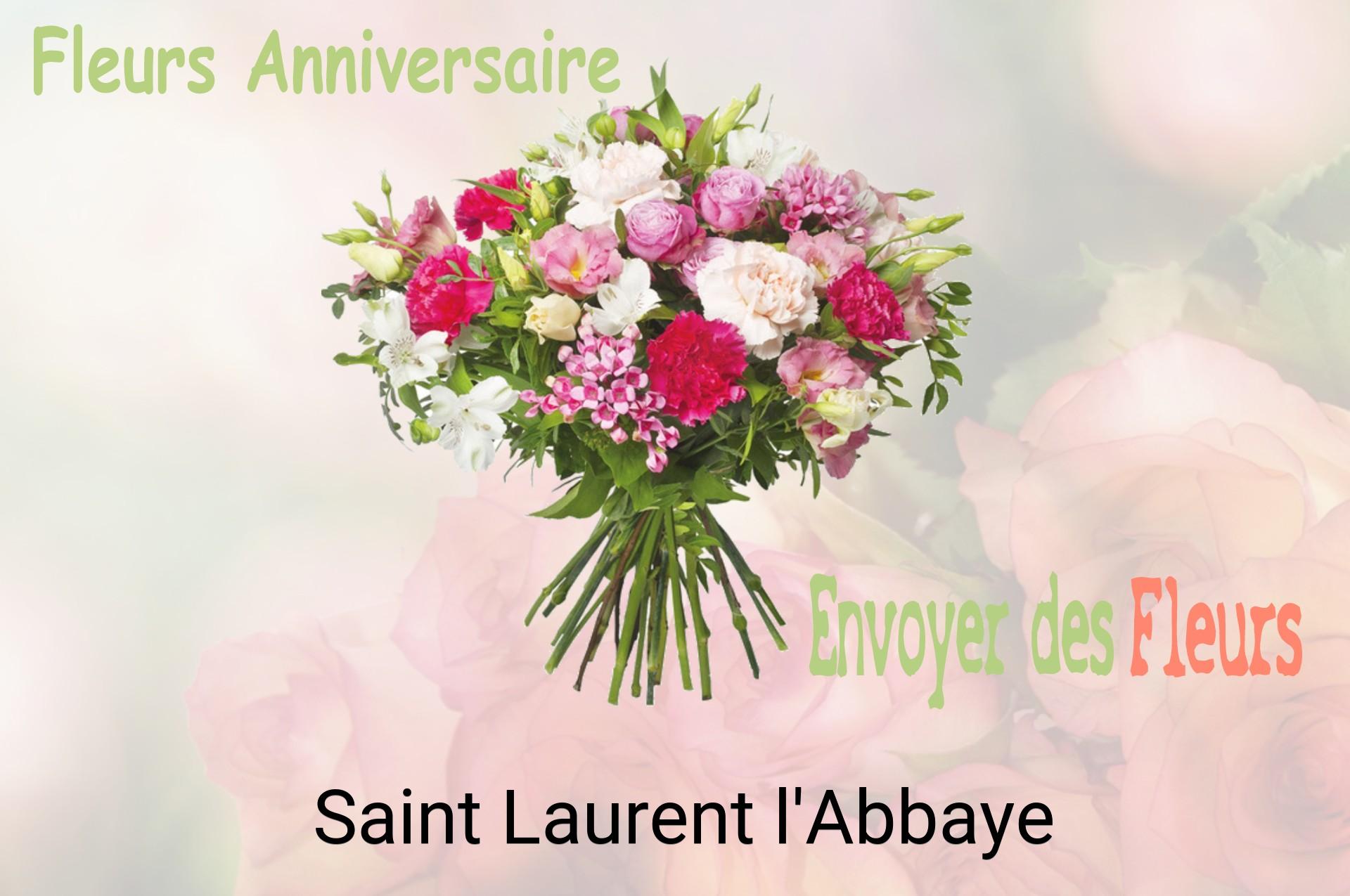 Bouquet de fleurs d’anniversaire livré à Saint-Laurent-l'Abbaye