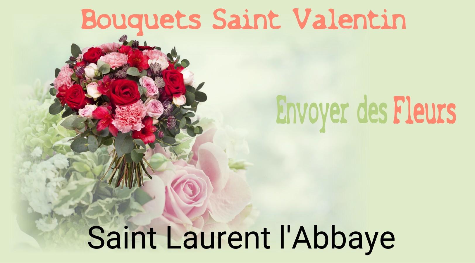 Roses de Saint-Valentin livrées à Saint-Laurent-l'Abbaye